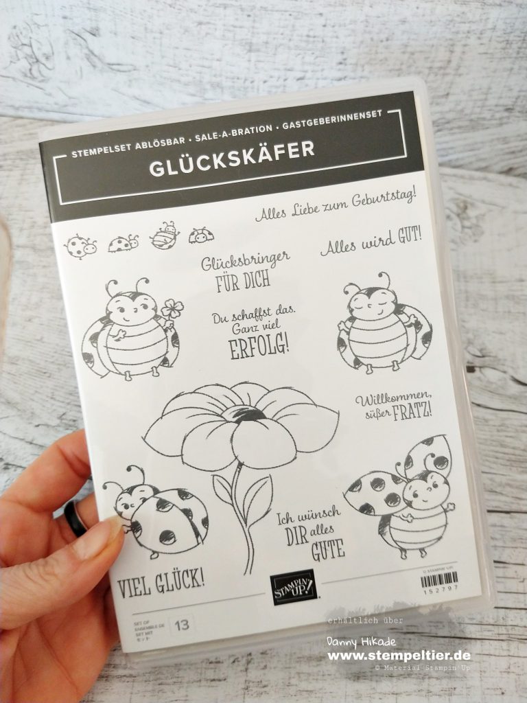 stampin up marienkäfer little ladybug team stempeltier saleabration 2020 glückskäfer