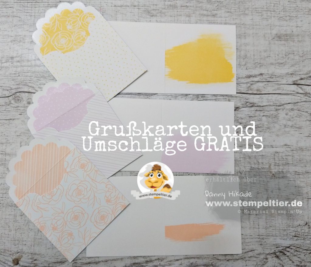 stampin up grußkärtchen mit stil und klasse GRATIS papiershare 2020 Papershare stempeltier