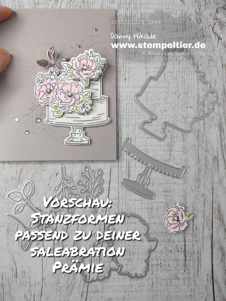 stampin up zum geburtstag für dich saleabration 2020 torte stanzform