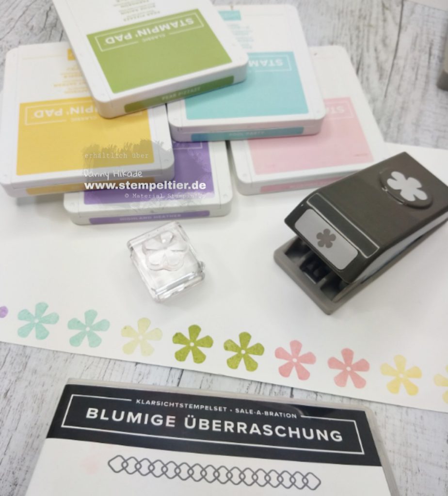 stampin up kleine blüte blumige Überraschung saleabration sab 2020 stempeltier