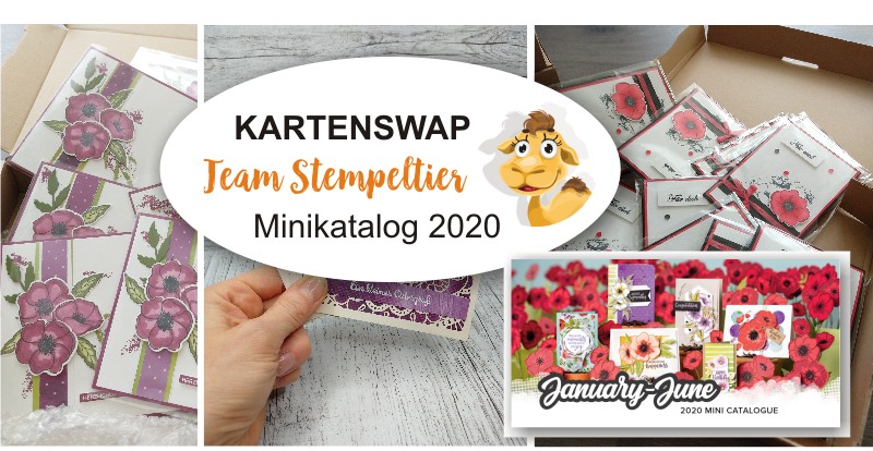 stampin up kartentausch swap minikatalog 2020 team stempeltier