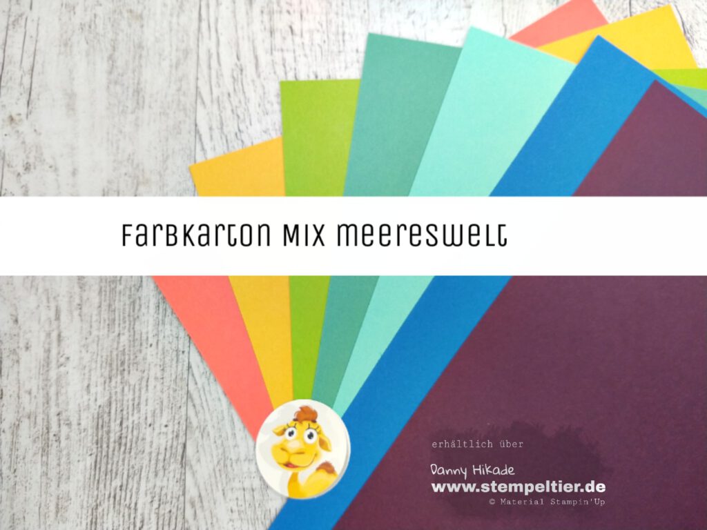 stampin up meereswelt farbkarton trio dsp plus paket stempeltier