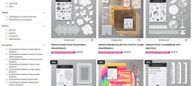 Es geht los – der neue Stampin Up ONLINESHOP und Jahreskatalog sind da