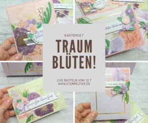 Stampin Up Traumblüten Kartenset Stempeltier