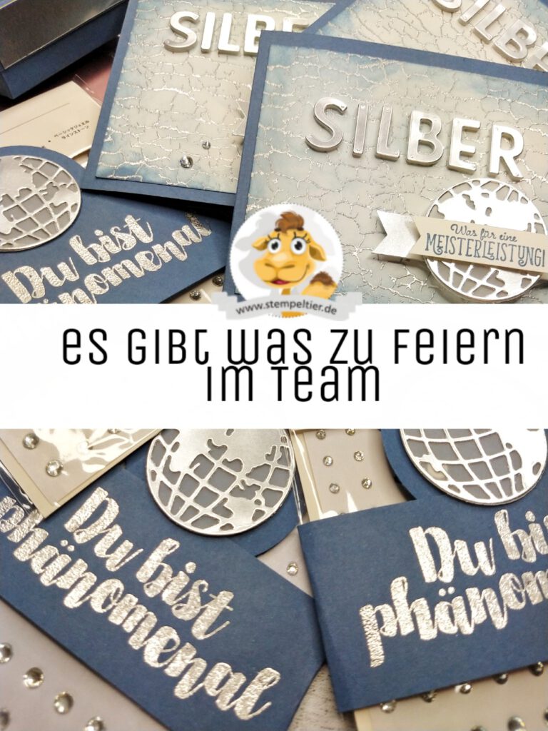 stampin up titelaufstieg silber teamgeschenke welt der abenteuer stempeltier