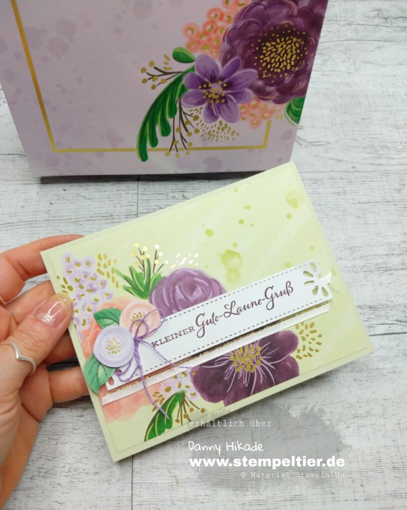 Stampin Up Traumblüten Kartenset Geburtstag Stempeltier