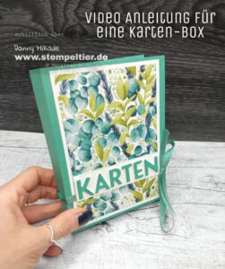 stampin up anleitung kartenbox verpackung stempeltier ewiges grün