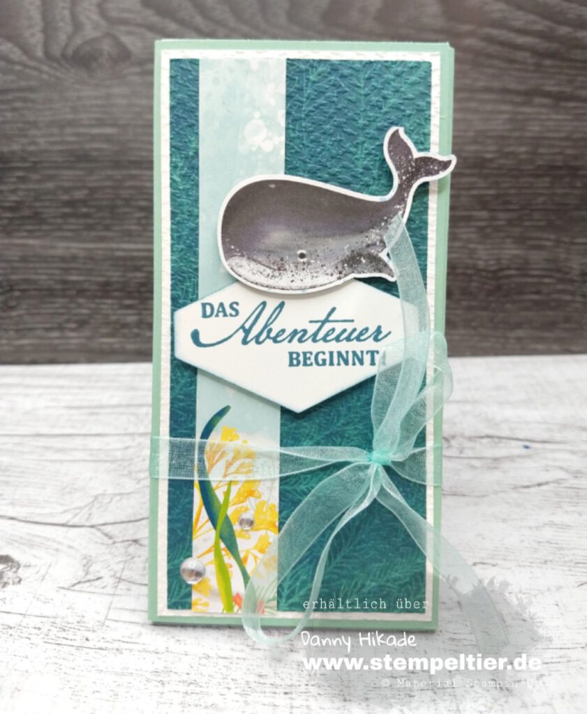 stampin up goodie meereswelt wal whale punch willkommen im team stempeltier