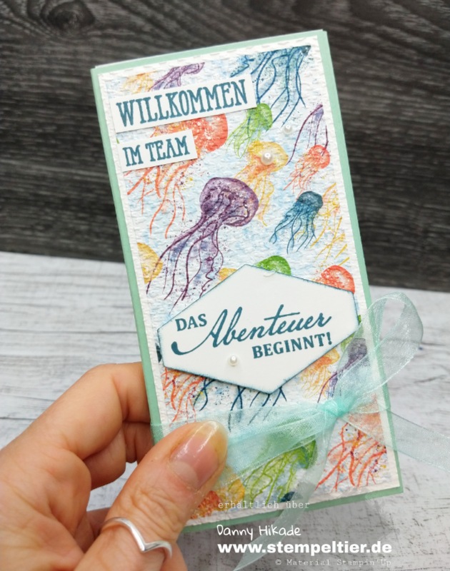 stampin up goodie meereswelt wal whale punch willkommen im team stempeltier