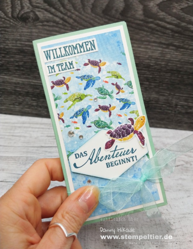 stampin up goodie meereswelt wal whale punch willkommen im team stempeltier