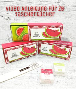 stampin up anleitung verpackung tachentücher box schiebebox melone cute fruit stempeltier