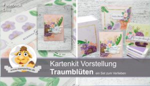 stampin up kartenset traumblüten stempeltier video anleitung