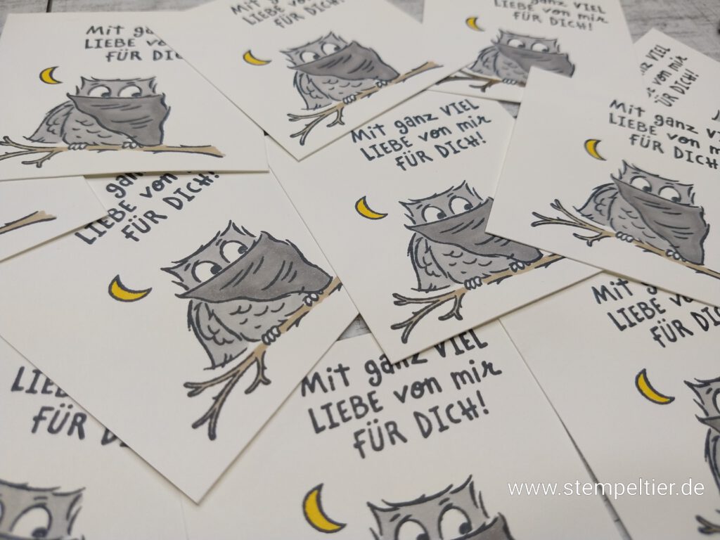 stampin up eulenfest owl stempeltier