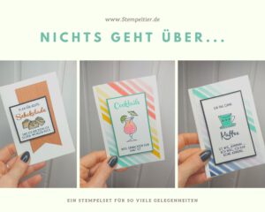 stampin up nichts geht über schokolade cocktails kekse nothings better than stempeltier