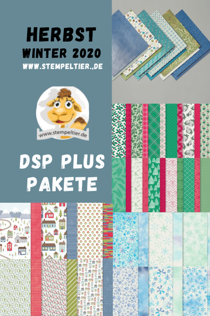 stampin up dsp plus pakete designerpapier share bestellen materialpakete 2020 herbst winterkatalog