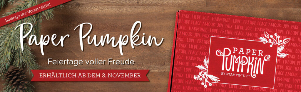 paper pumpkin november feiertage voller freude stempeltier