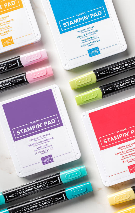 stampin up stempelkissen und stampin blends stifte