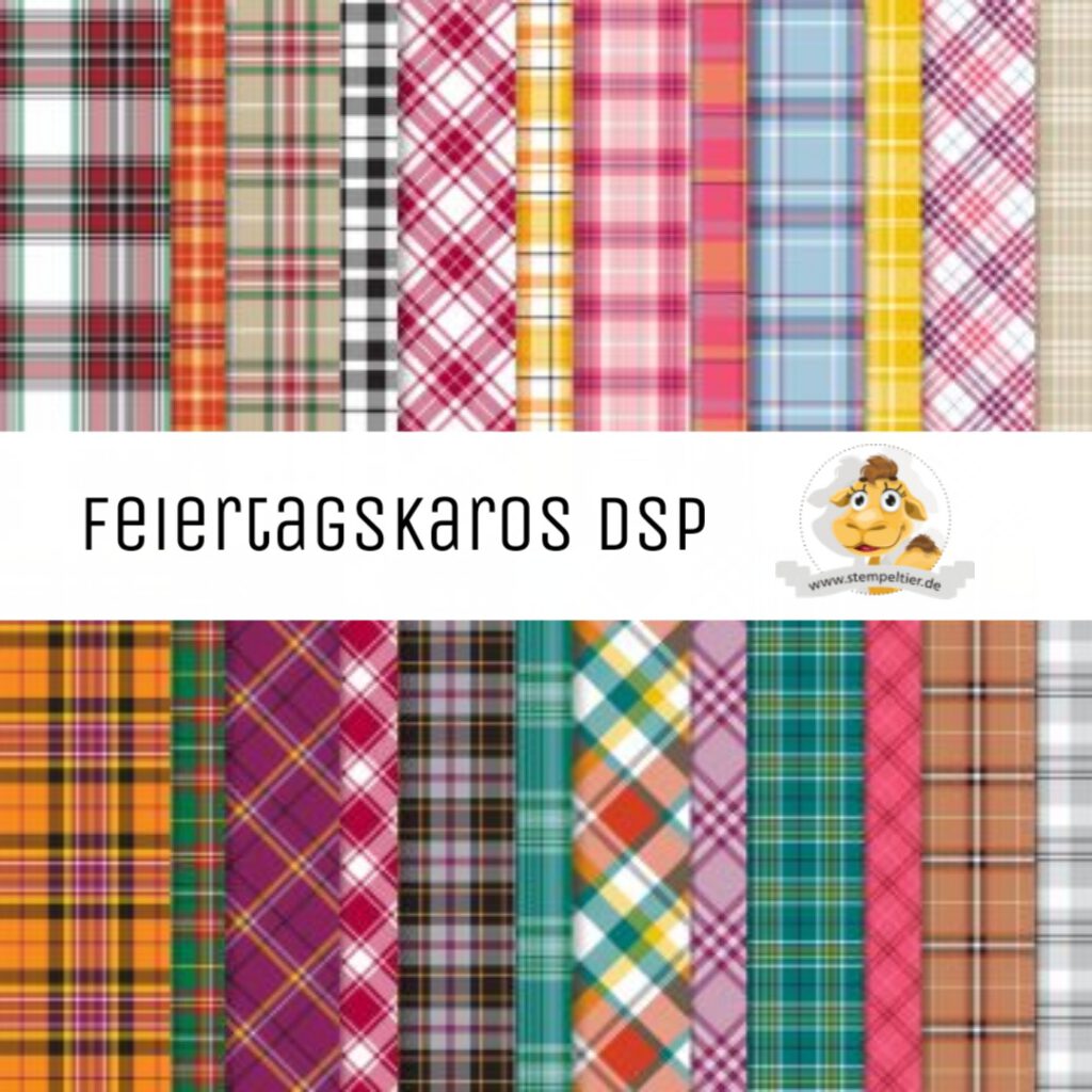 stampin up feiertagskaros DSP designerpapier