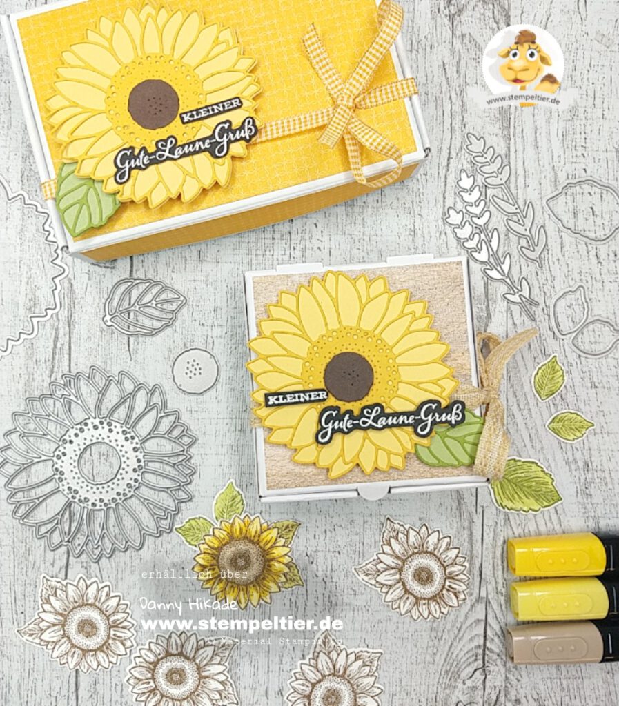 Stampin Up Sonnenblumen gute Laune Stempeltier