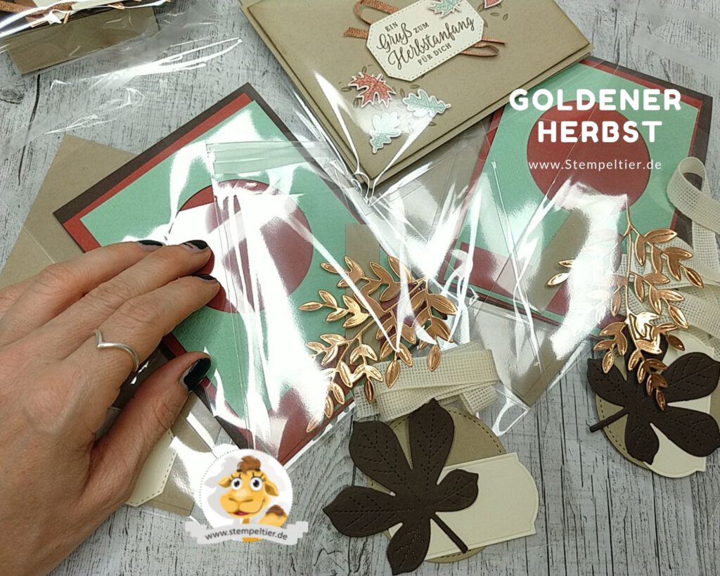 stampin up goldener Herbst workshop stempeltier Herbst Materialkit