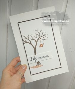 stampin up life is beautiful baum herbstkarte oversized card stempeltier