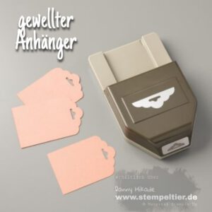 stampin up anhängerstanze bestellen gewellter anhänger stempeltier