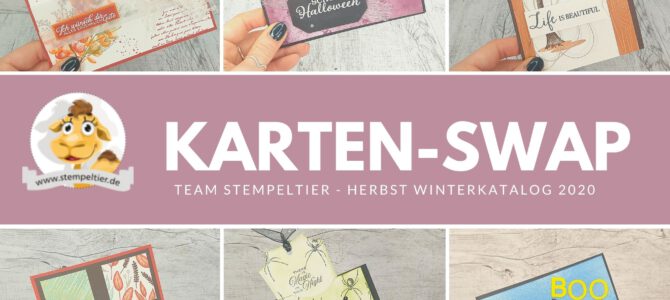 Kartenswap Team Stempeltier – Herbst Halloween 2020