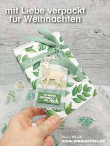 stampin up ewiges grün verpackung weihnachten dsp stempeltier mini paper pumpkin