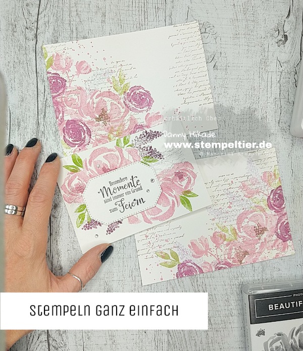 stampin up beautiful friendship karten blumen anfänger stempeltier