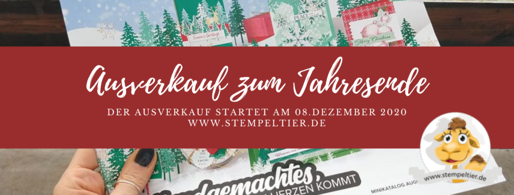 Stampin Up Ausverkauf Auslaufliste Herbst Winter 2020 stempeltier