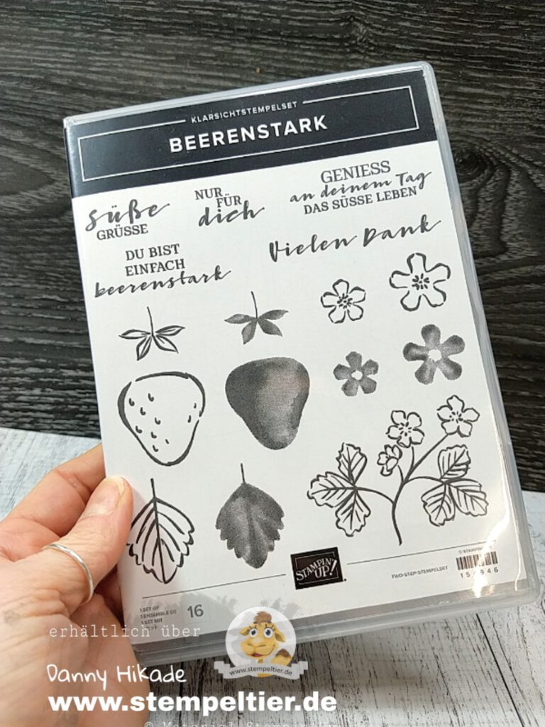 stampin up Beerenstark erdbeeren SAB 2021 strawberry stempeltier