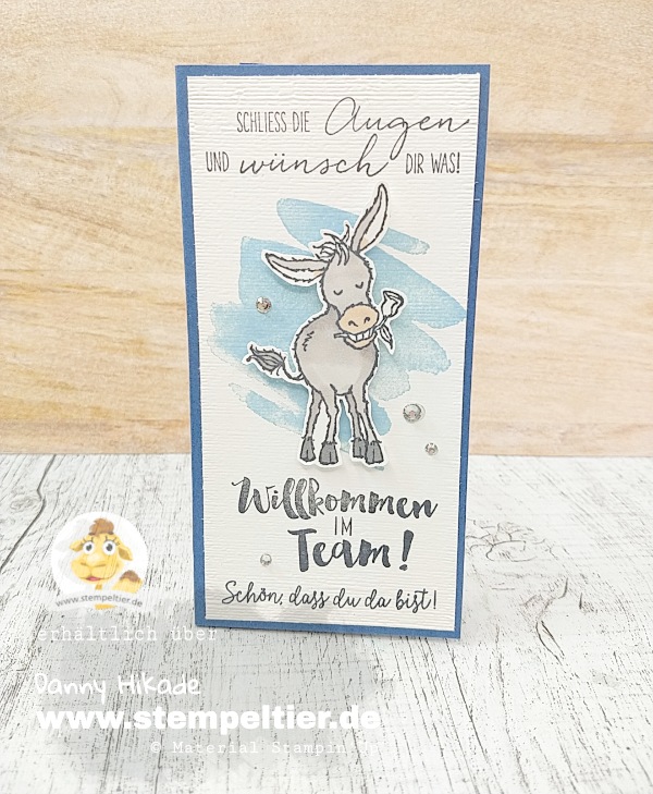 Stampin Up SAB Sale-A-Bration 2021 Esel Hufe donkey team