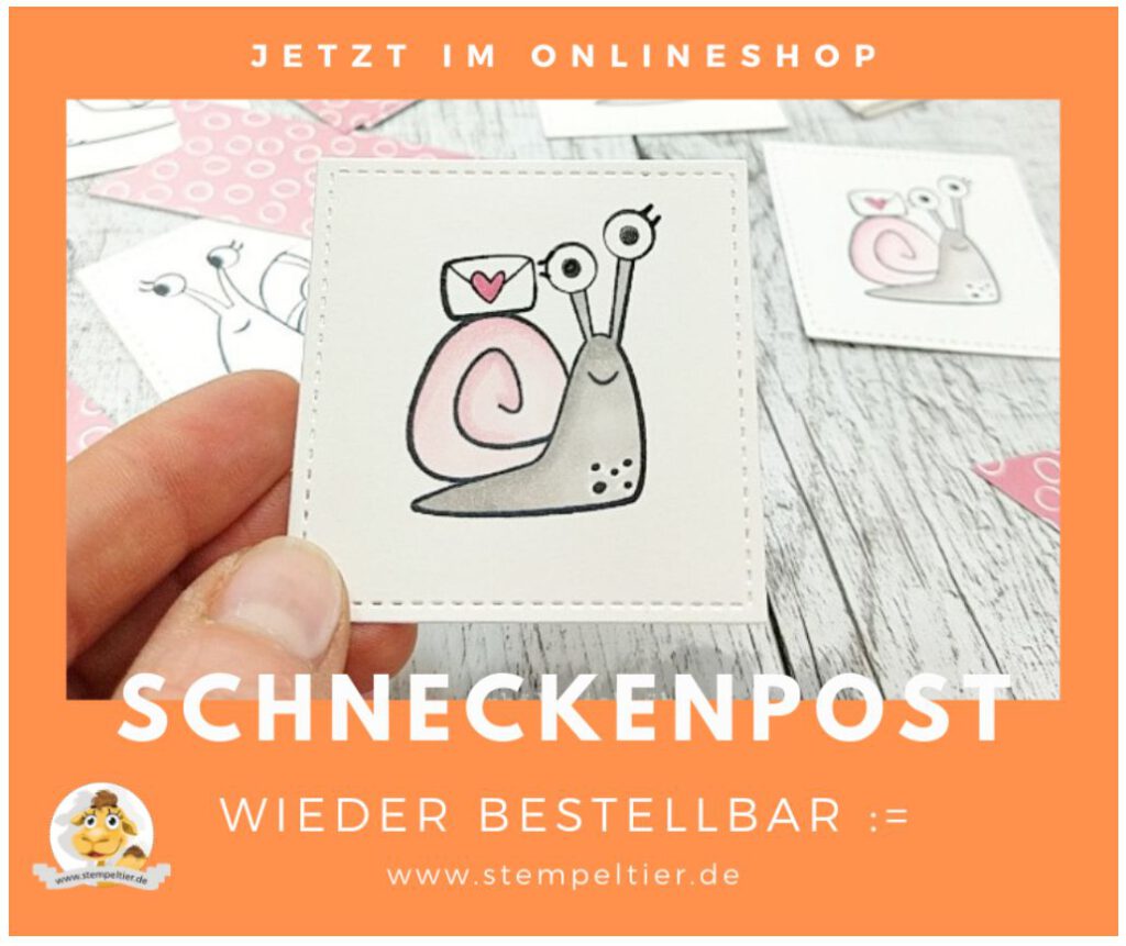 stampin up schneckenpost schnecke snailmail stempeltier bestellen