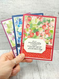 stampin up saleabration sommerbeeren fruchtige grüße