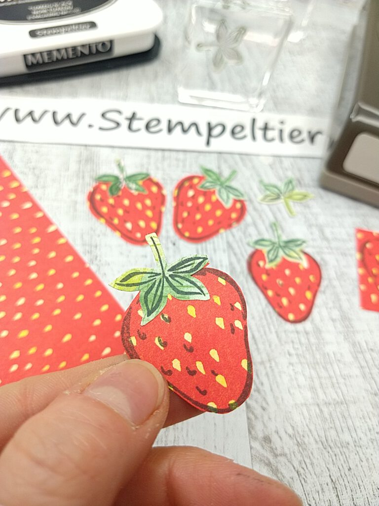 stampin up erdbeere strawberry sommerbeeren