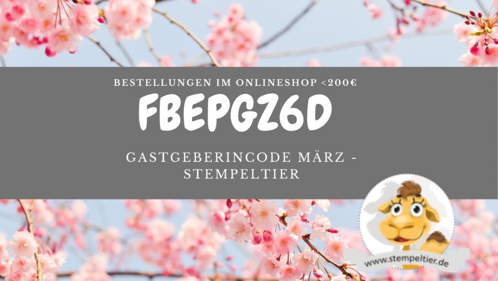 stampin up gastgebercode hostcode