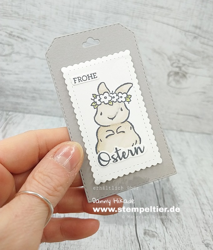 stampin up ostern verpackung hase