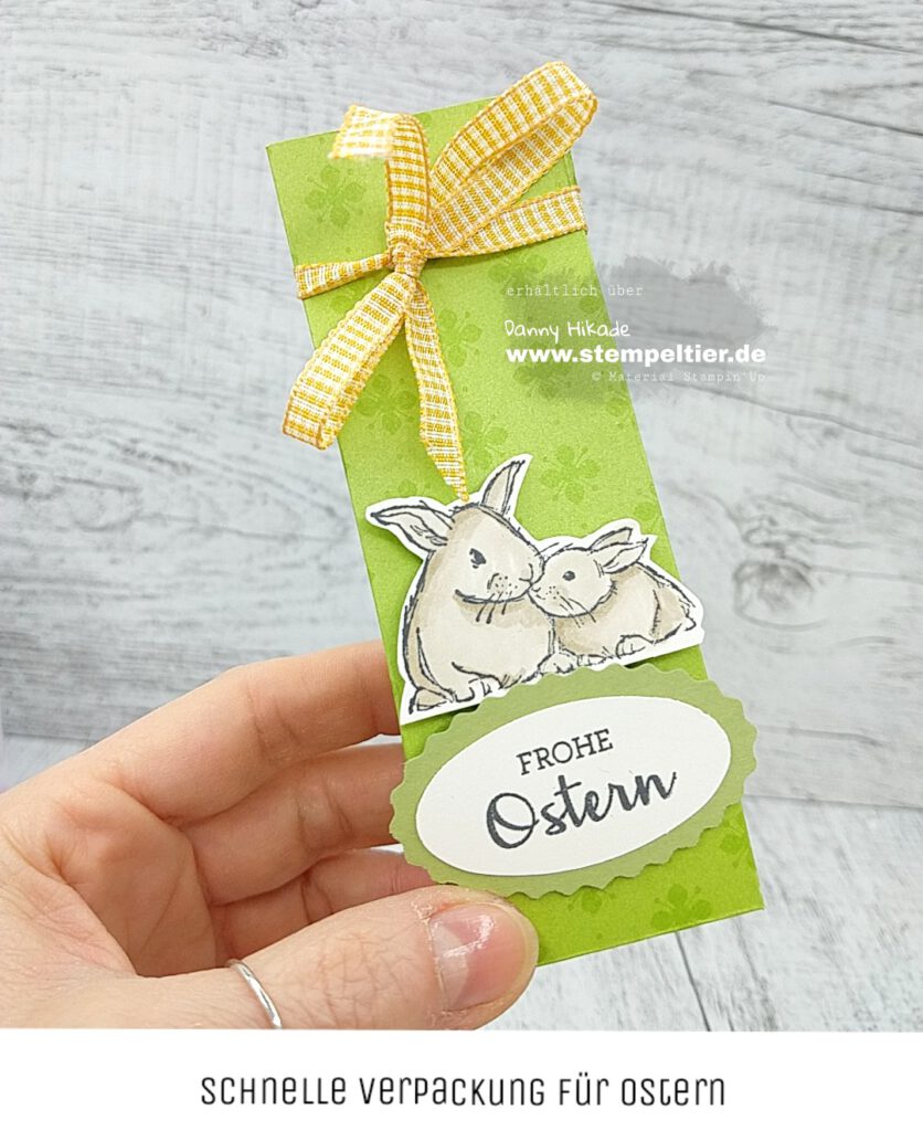 stampin up ostern verpackung hase