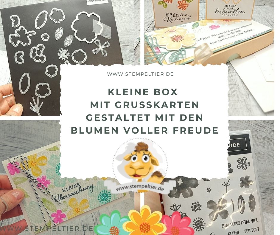 stampin up blumen voller freude ausverkauf anleitung verpackung box