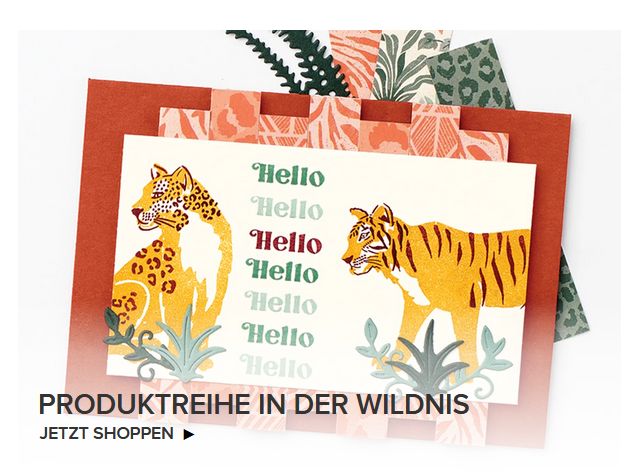 stampin up produktreihe in der wildnis