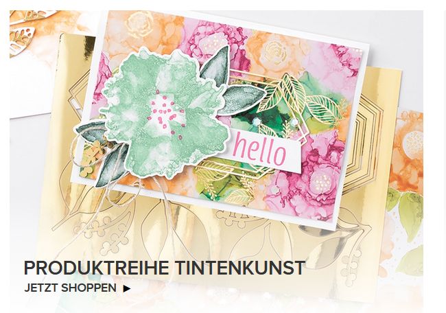 stampin up produktreihe tintenkunst koloriert