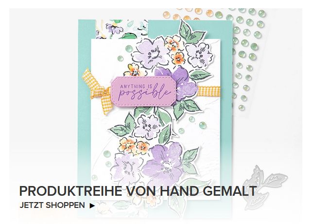 stampin up produktreihe von hand gemalt