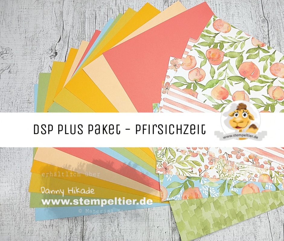 stampin up pfirsichzeit jahreskatalogmusterpaket dsp plus paket materialpaket stempeltier