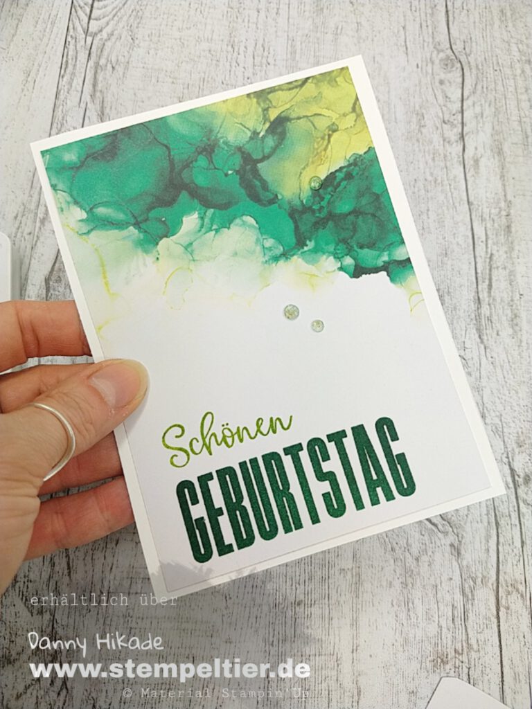 stampin up tintenkunst dsp stempeltier blog hop grosse wünsche