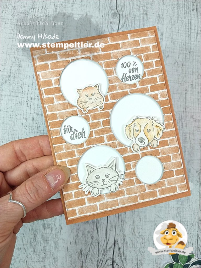 Stampin Up Weihnachten im Strumpf Karten Idee Stempeltier