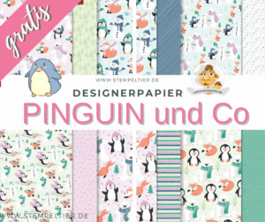 stampin up SAB DSP Designerpapier pinguin und co