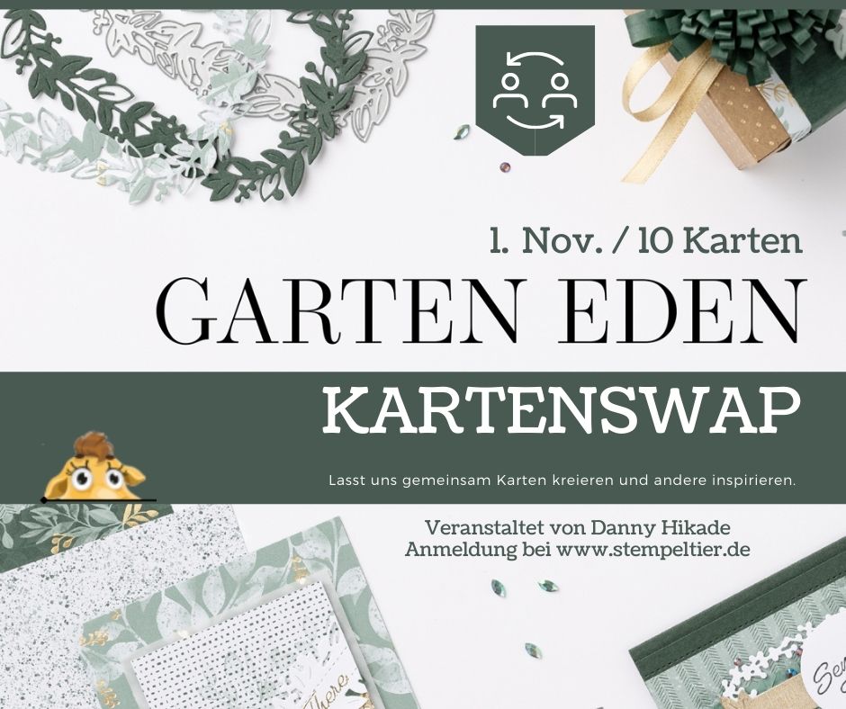 stampin up garten eden kartenswap stempeltier danny hikade