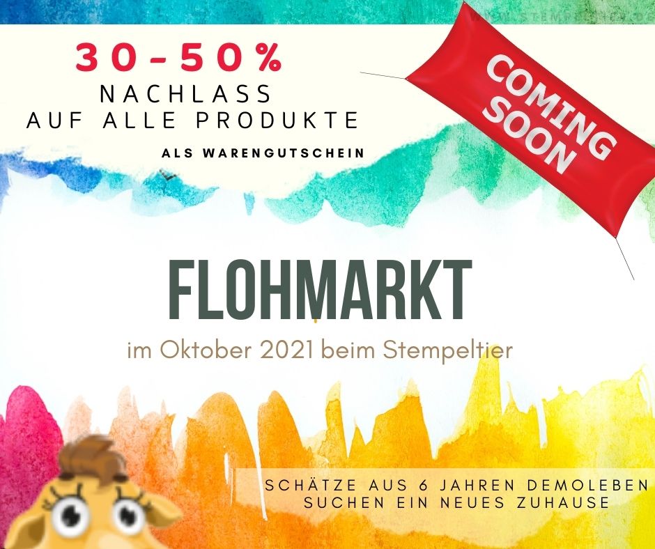 stampin up flohmarkt schnäppchen stempeltier gutschein BOGO