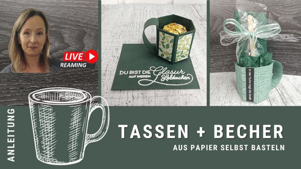 stampin up anleitung tassen becher garten eden basteln