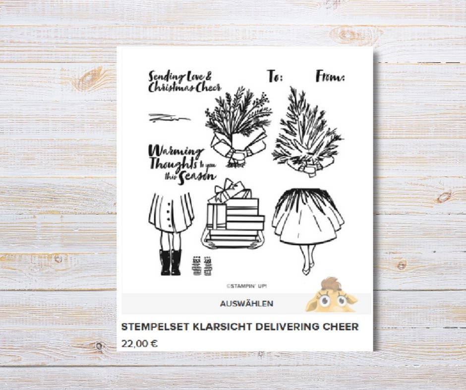 stampin up delivering cheer kartengestaltung